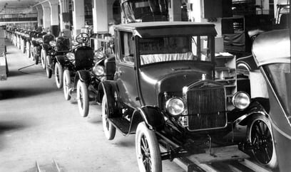 The Model T on the Assembly Line