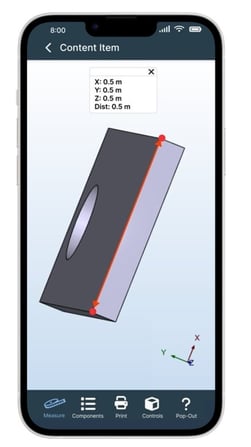 Anark Collaborate Linear Measurement Mobile