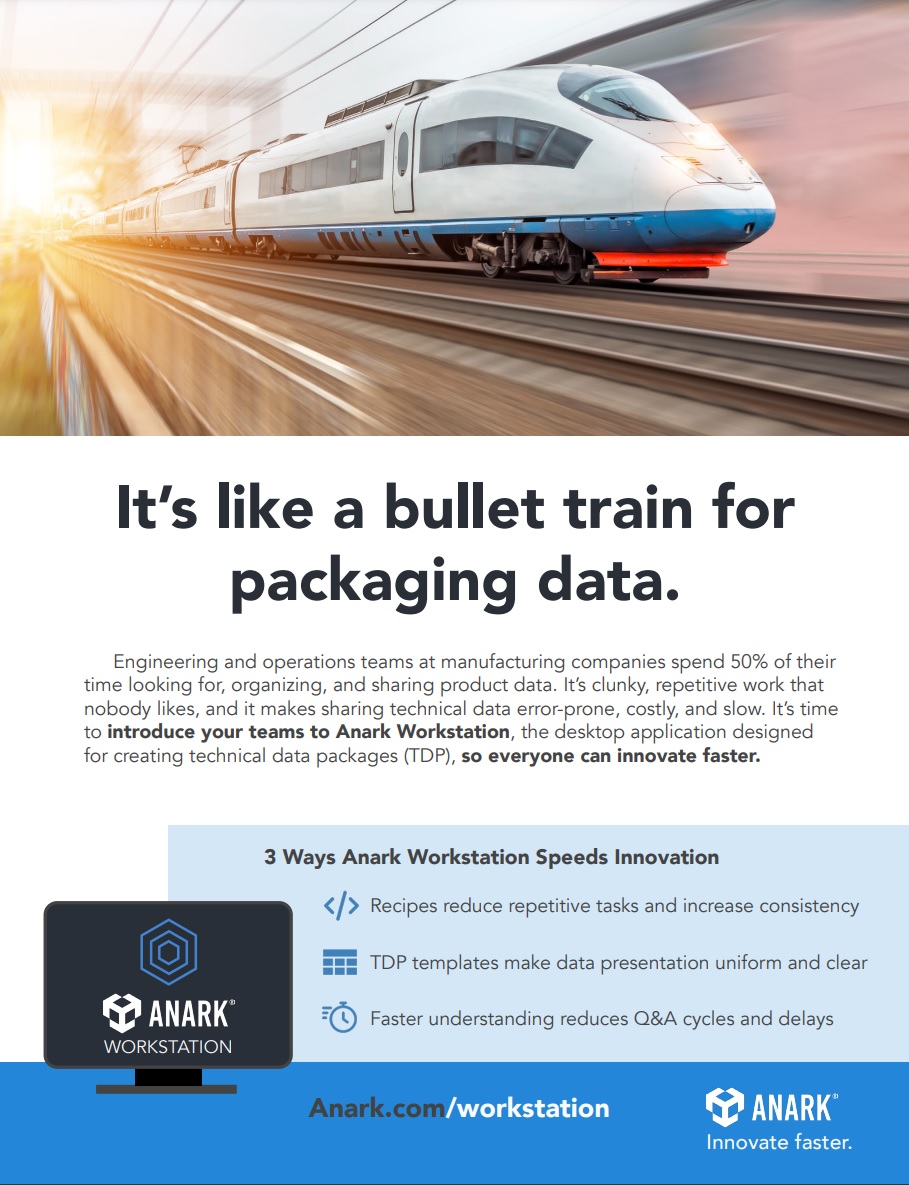 Download the Anark Workstation Data Sheet to Innovate Faster