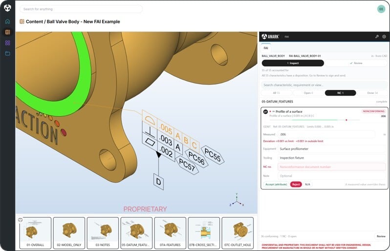 Anark Collaborate connecting product definition, inspection information, supplier evidence, and quality feedback Anark Collaborate connecting product definition, inspection information, supplier evidence, and quality feedback